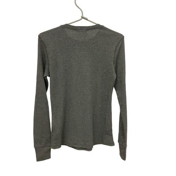 Active Basic Women's Waffle Knit Long Sleeve Crew Neck Thermal Tops - Picture 3 of 4
